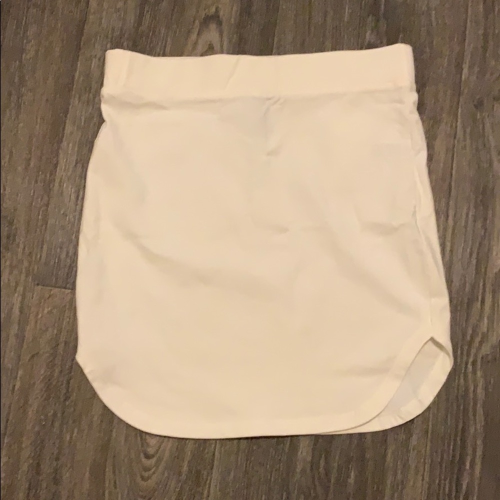 White skirt